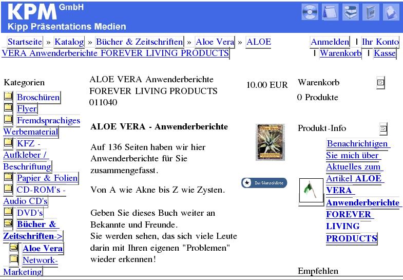 Bild: Reklame von KPM fuer 