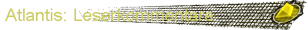 Atlantis: Leserkommentare