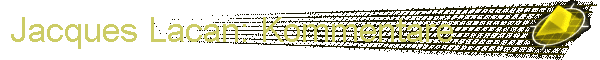 Jacques Lacan: Kommentare